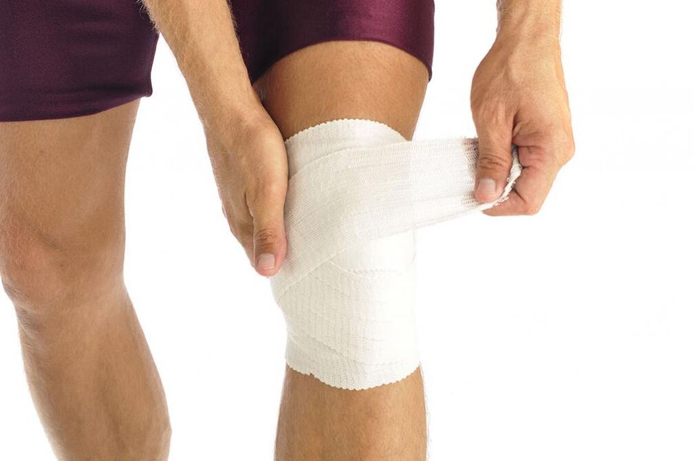 indication for the use of the gel - knee injury